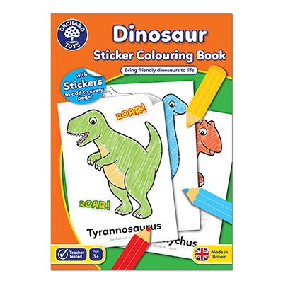Dinosaur Colouring Book Orchard Toys (£3.99)